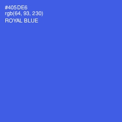 #405DE6 - Royal Blue Color Image